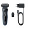 BEARD SHAVER  52-B7200cc ΜΑΥΡΗ ΜΕ ΣΥΣΤΗΜΑ ΚΑΘΑΡΙΣΜΟΥ